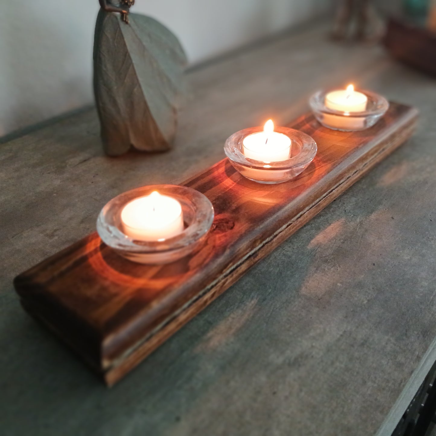 Rustic-chic Tealight holder