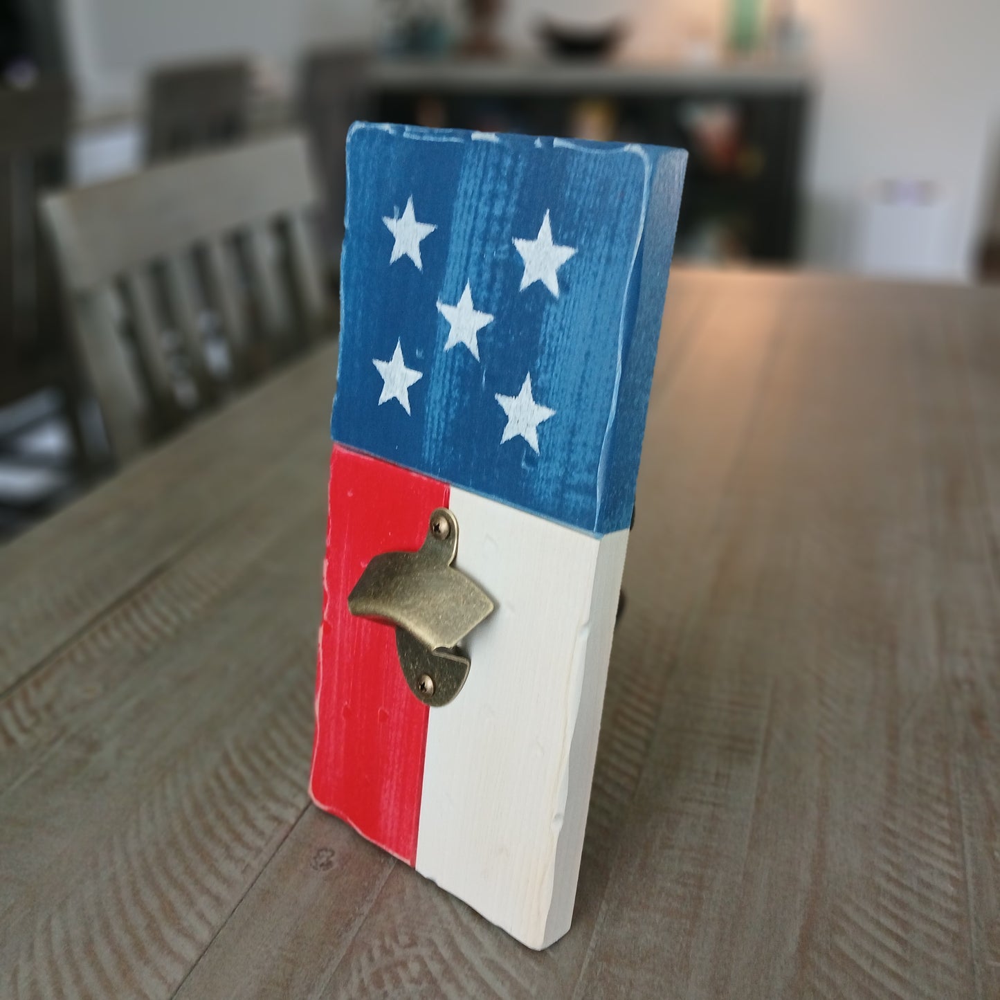 American Flag Bottle opener