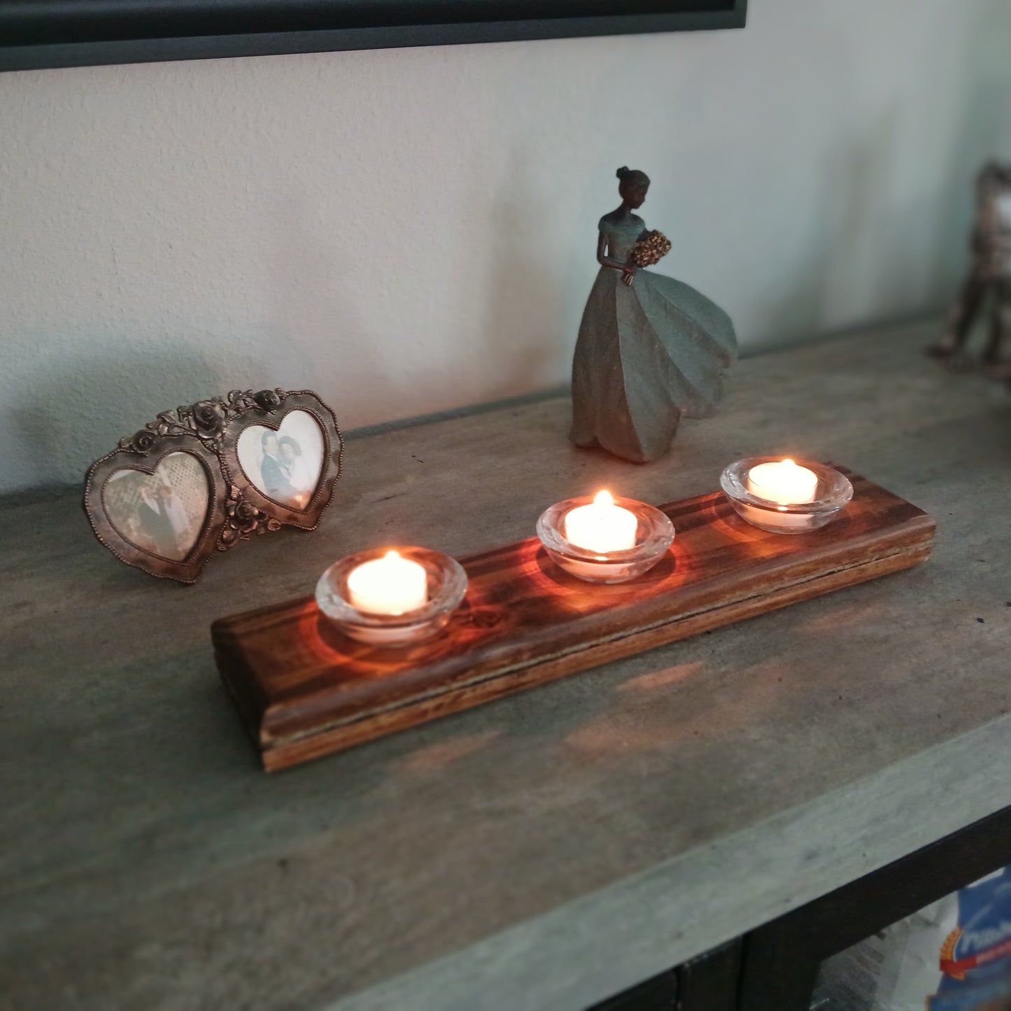 Rustic-chic Tealight holder