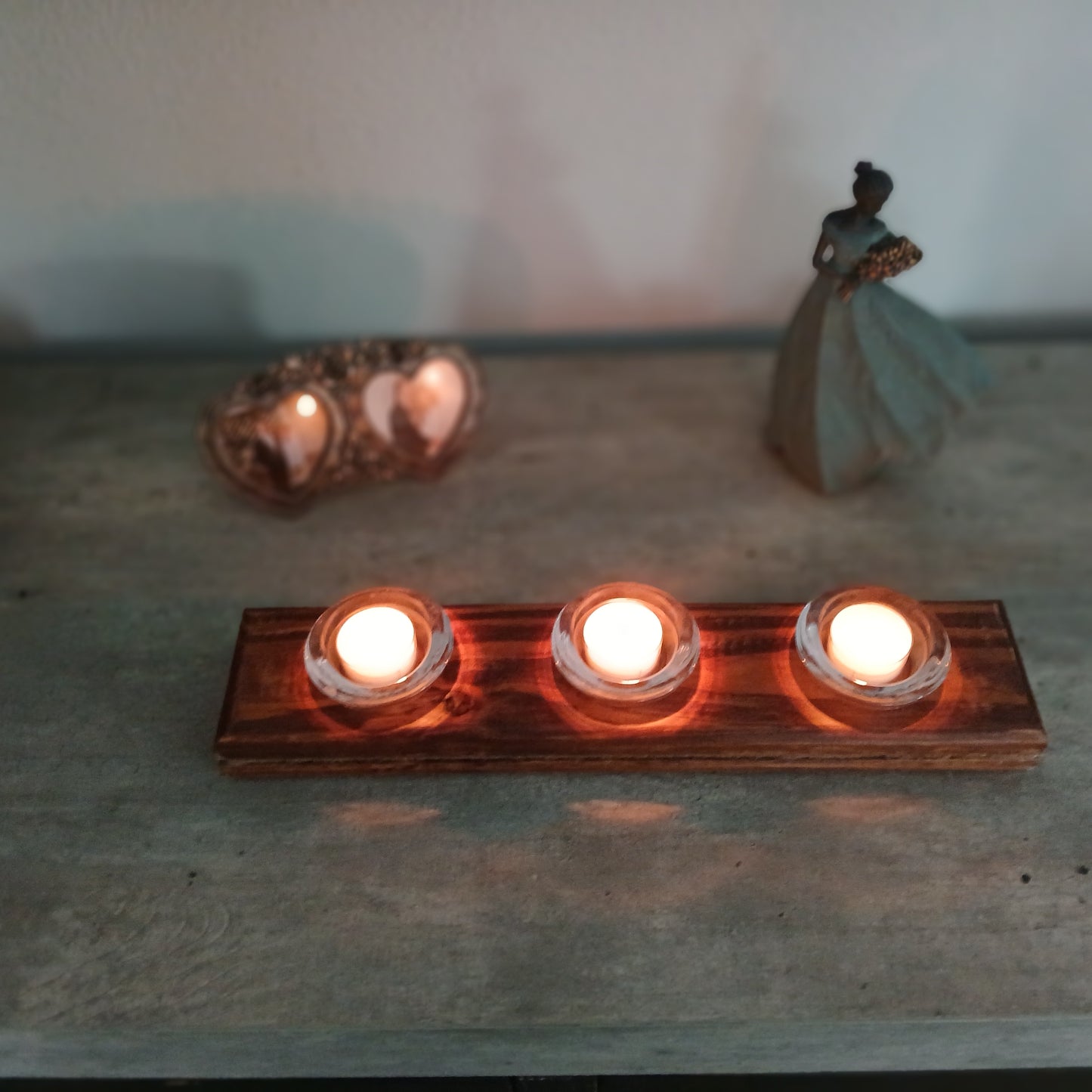 Rustic-chic Tealight holder
