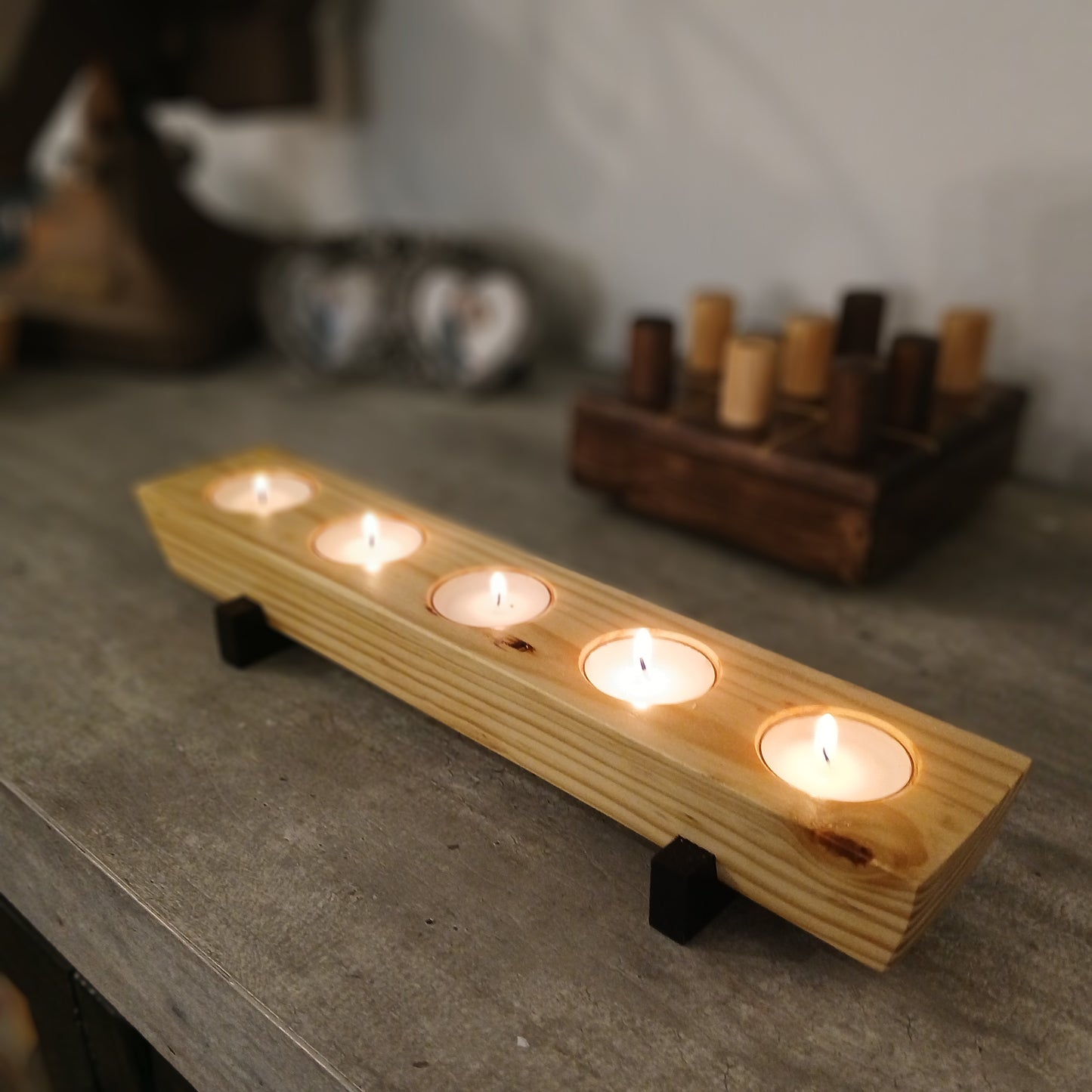 Modern Style Candle Holder 5 Light