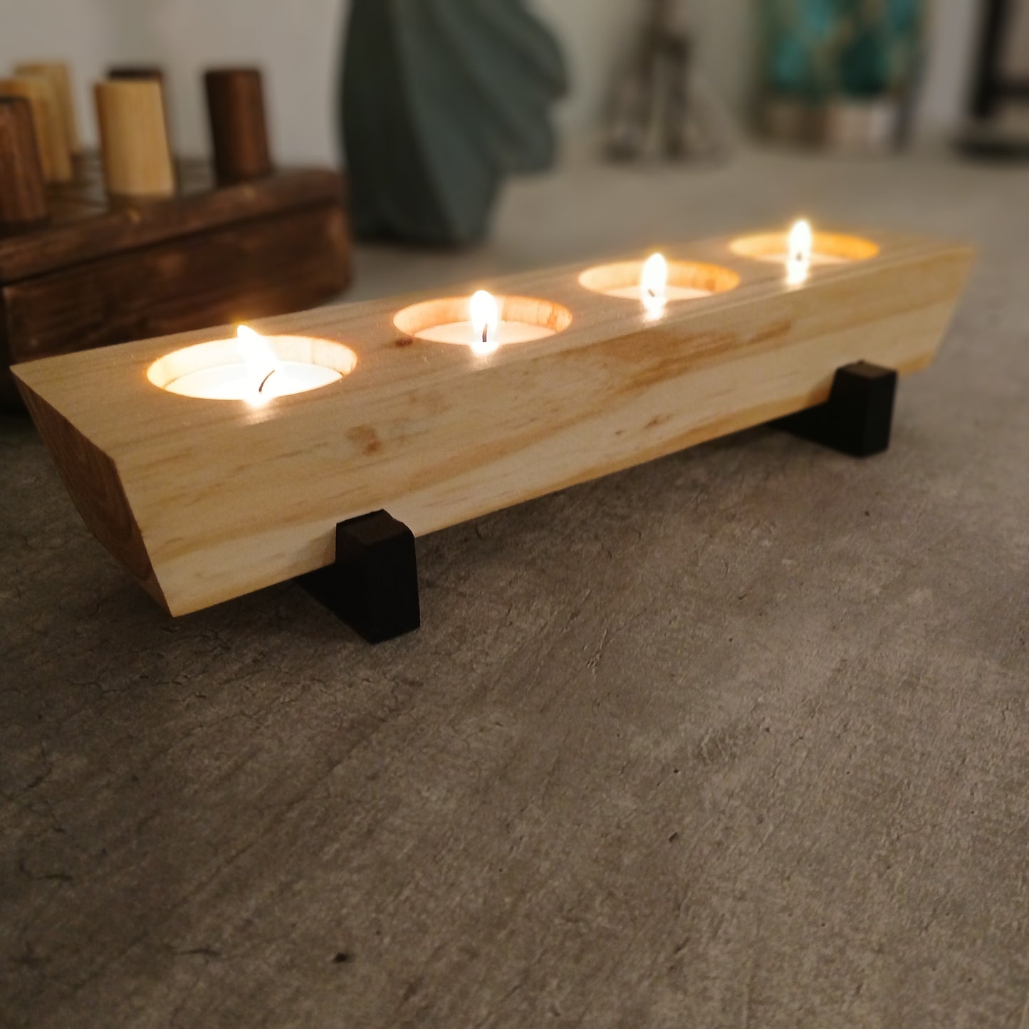Modern Style Candle Holder 4 Light