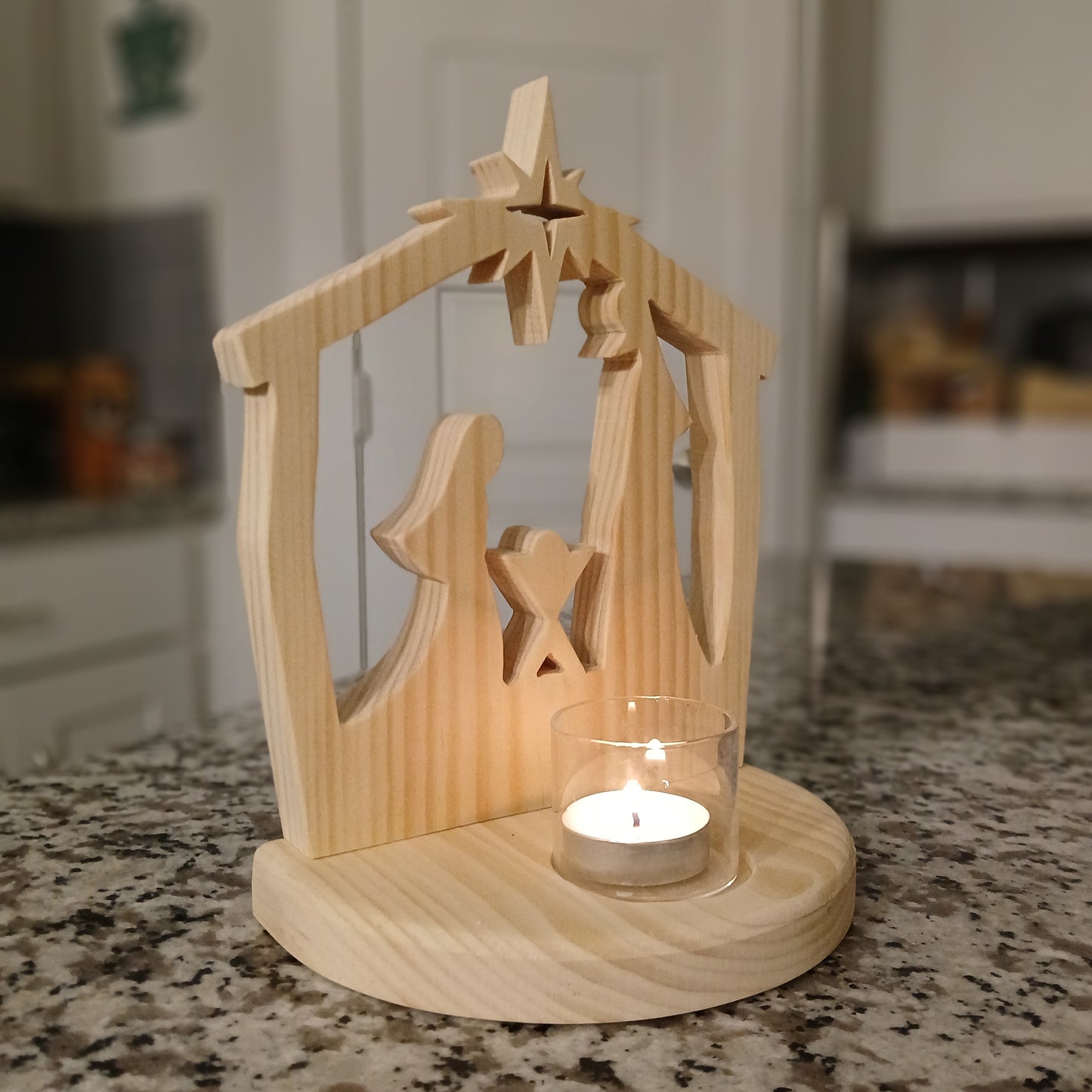 Natural Pine finish Nativity Scene Gift Ideas, Left facing image of Natural Pine finsh option
Christmas Gifts