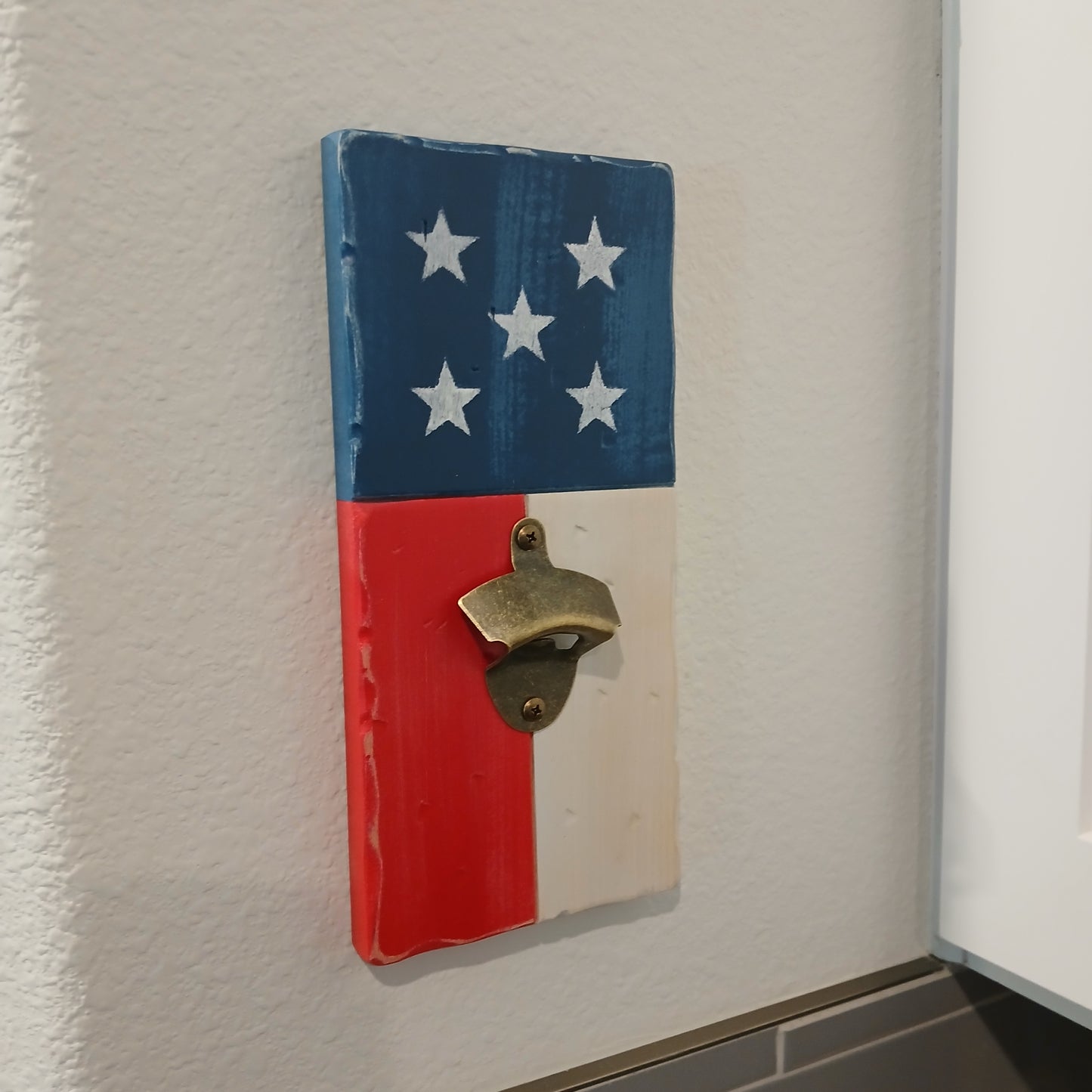 American Flag Bottle opener