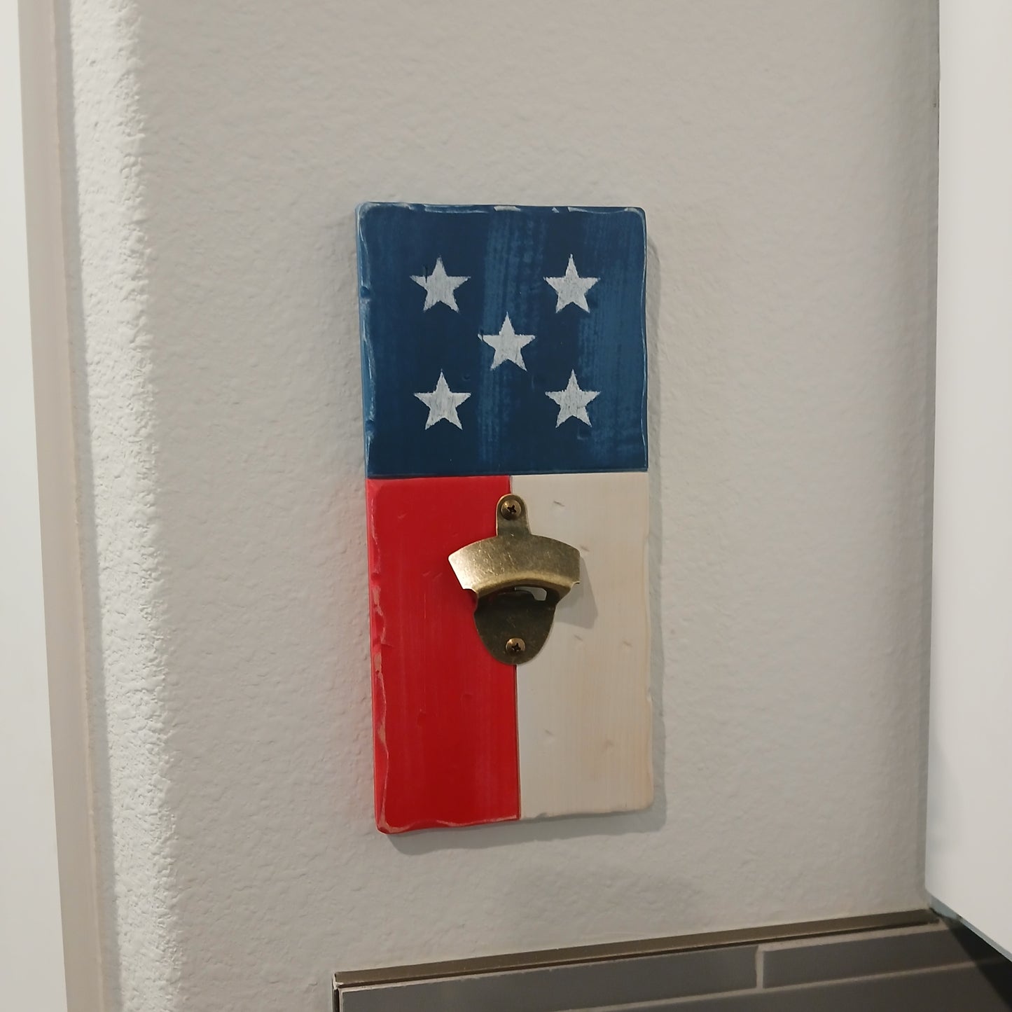 American Flag Bottle opener