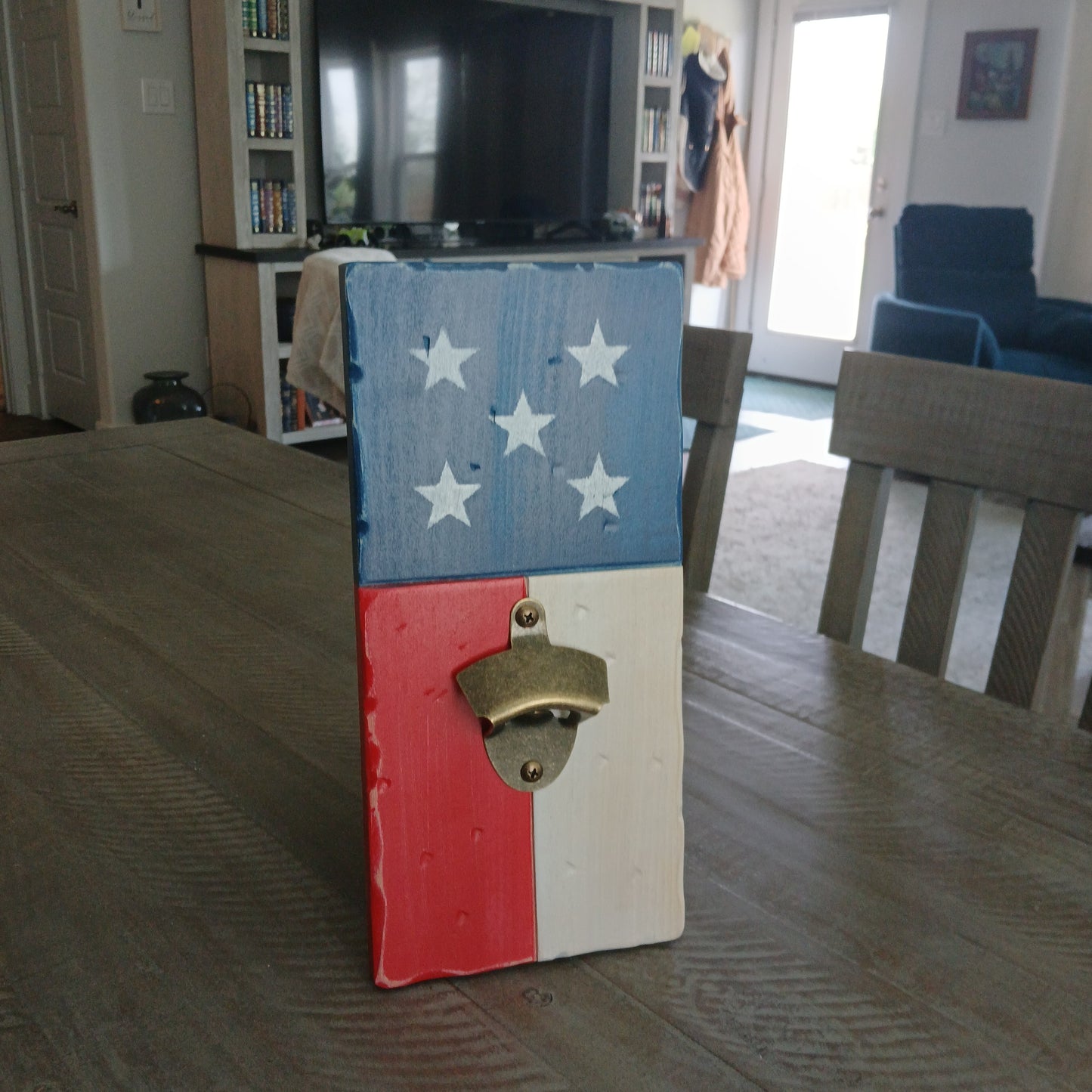 American Flag Bottle opener